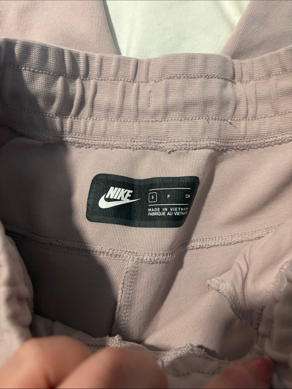 Nike Mauve Pink Tech Fleece Joggers with Black Accents - Picture 3 of 3